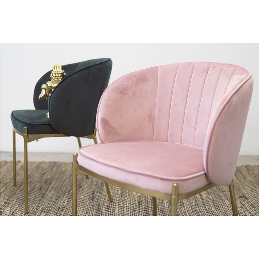 Стул Коралл, велюр, зеленый | Replace