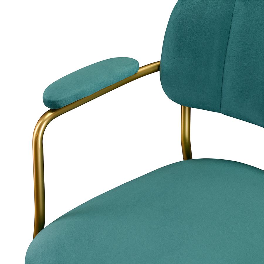 Стул Еирилл, велюр, темно-зеленый | Replace