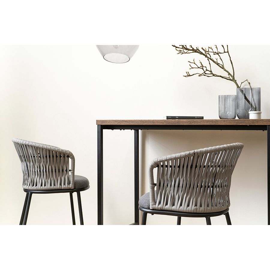 Стул полубарный Хауген, темно-серый/светло-серый | Replace