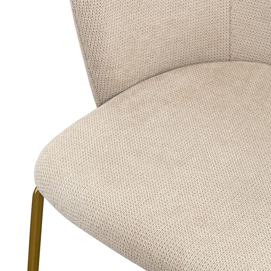 Стул Двигхт, фактурный шенилл, светло-бежевый | Replace