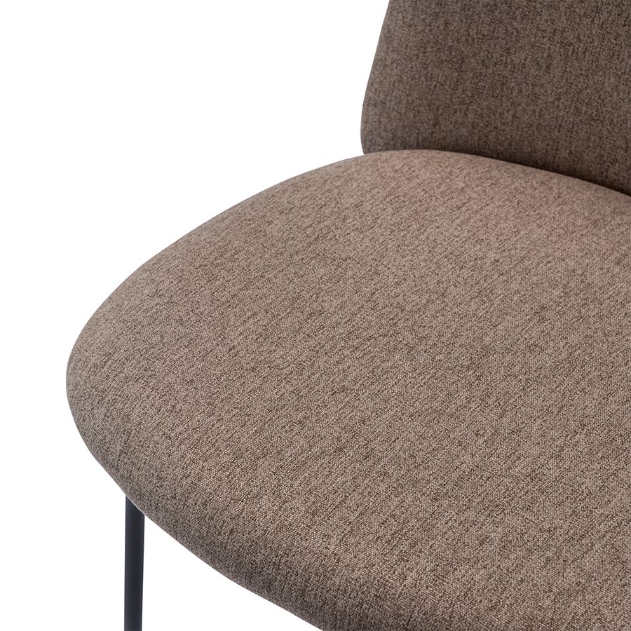 Стул барный Ниелс, рогожка, темно-коричневый | Replace