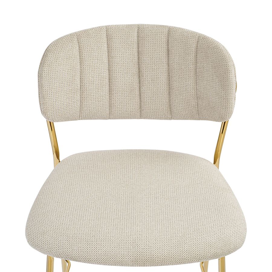 Стул полубарный Еирилл, шенилл, серый | Replace