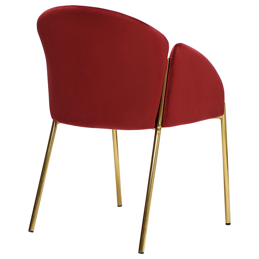 Стул Распи, велюр, бордовый | Replace