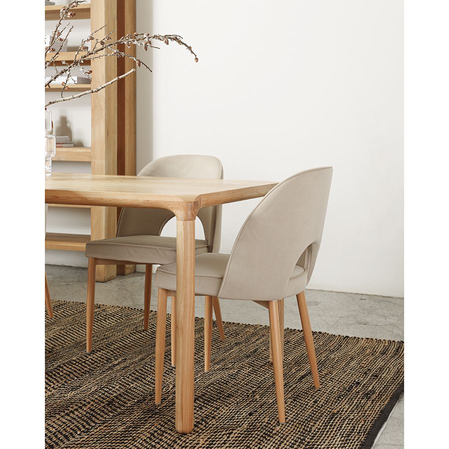 Стул Эвелин, велюр, бежевый | Replace