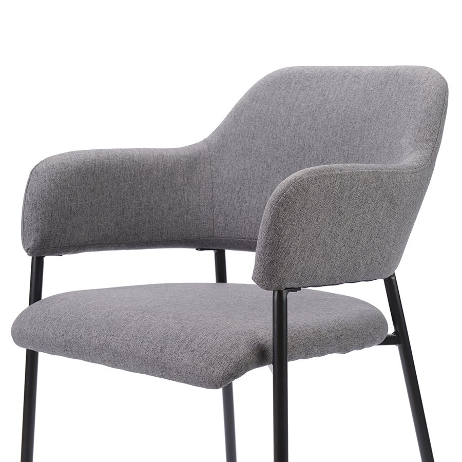 Стул Венди, рогожка, темно-серый | Replace