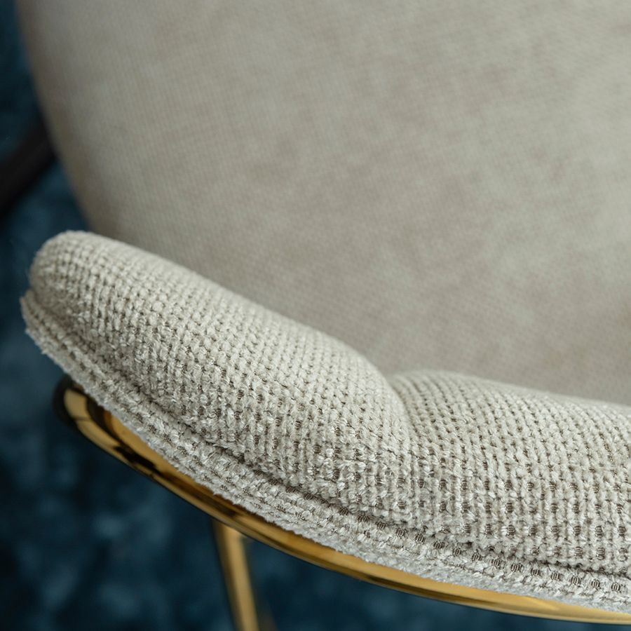 Стул барный Еирилл, шенилл, серый | Replace