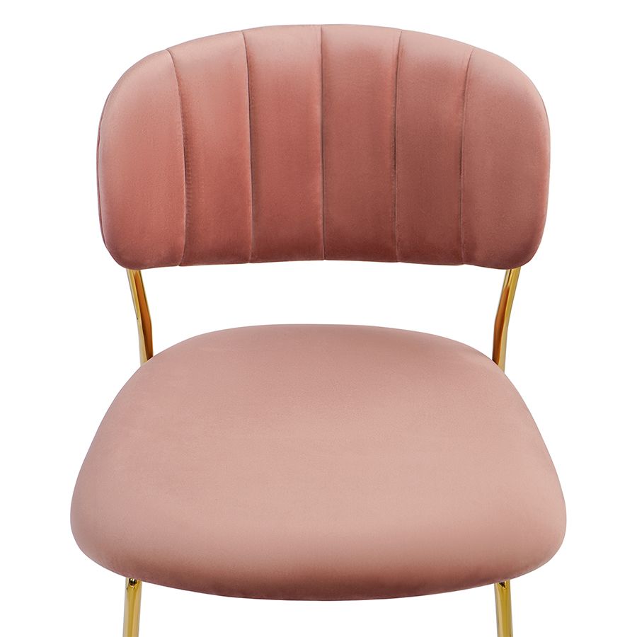 Стул Еирилл, велюр, розовый | Replace