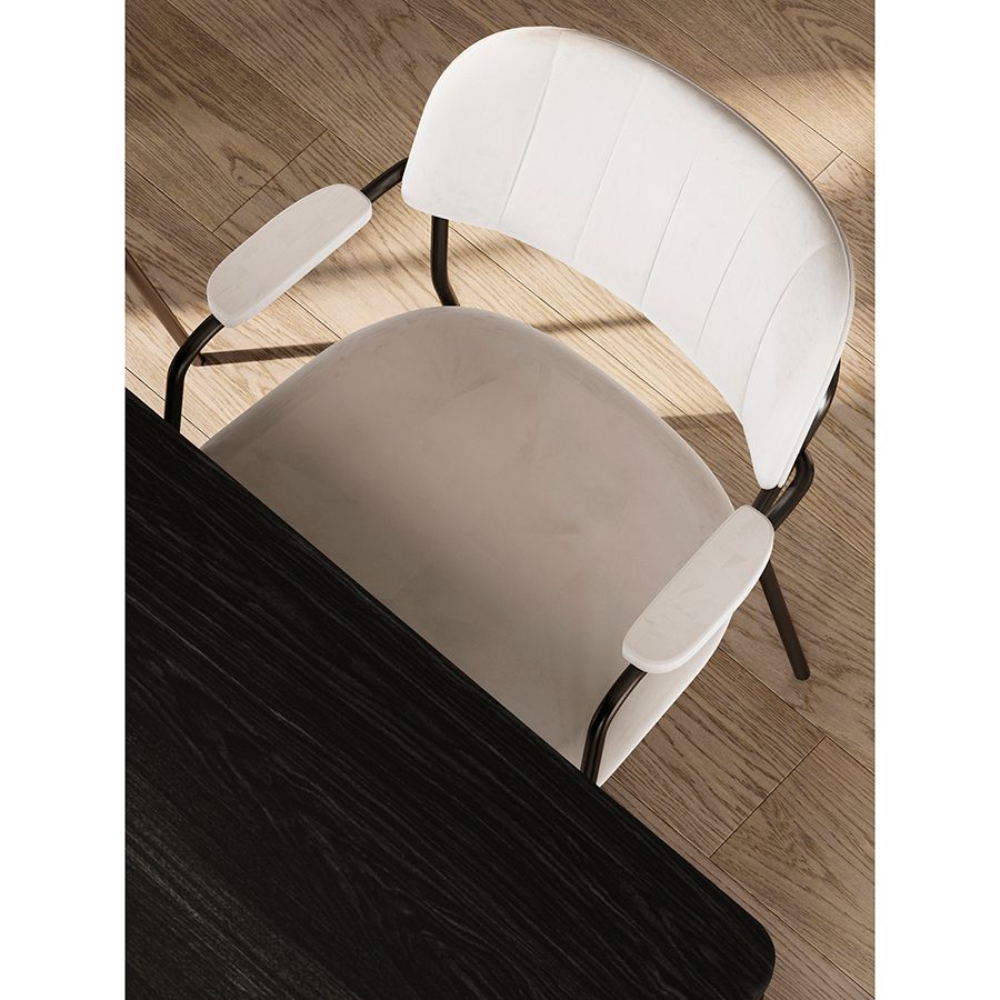 Стул Еирилл, велюр, серо-бежевый | Replace