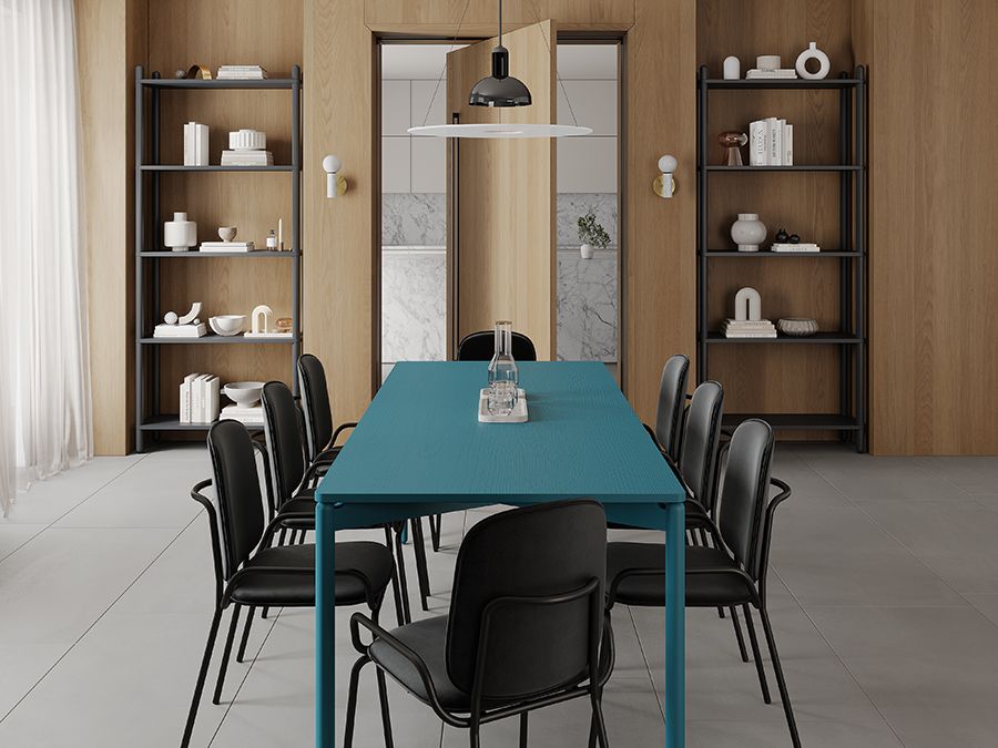 Стул Рор, double frame, велюр, черный /черный | Replace