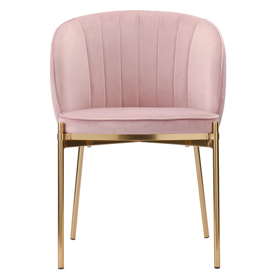 Стул Коралл, велюр, пыльная роза | Replace