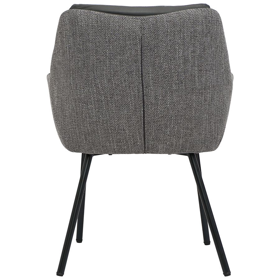 Стул Аллар, экокожа, рогожка, серый | Replace