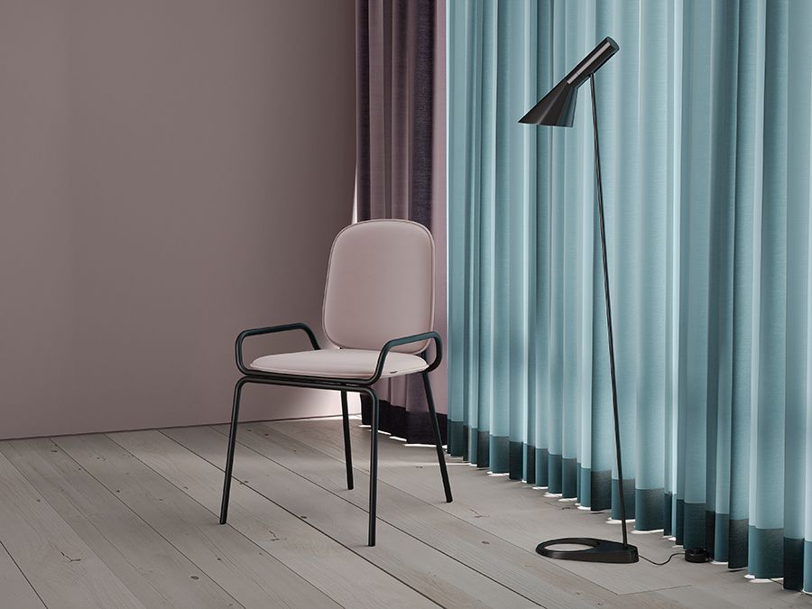 Стул Рор, double frame, велюр, черный/розовый | Replace