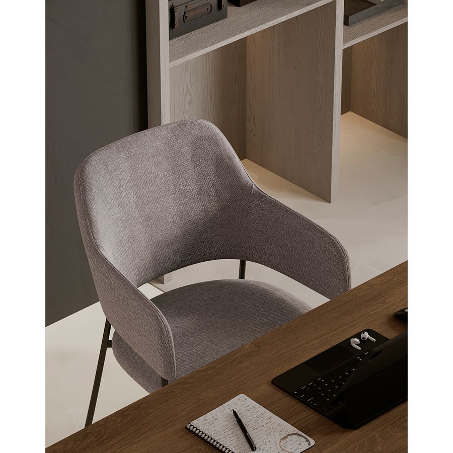 Стул Венди, рогожка, темно-серый | Replace