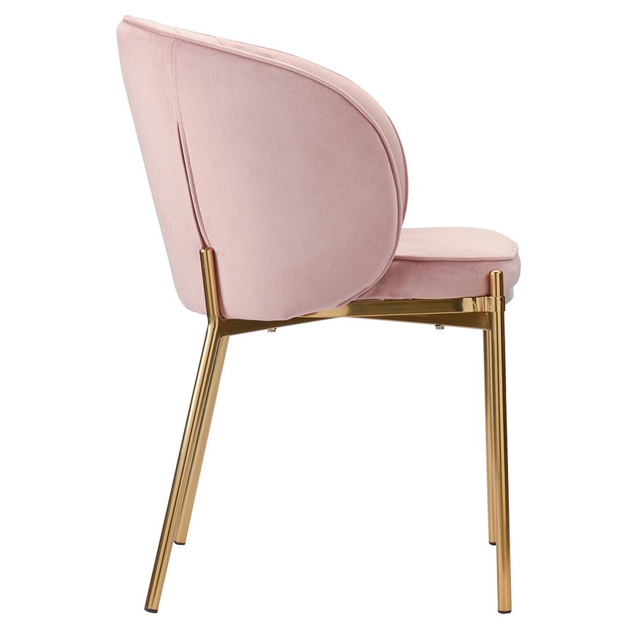 Стул Коралл, велюр, пыльная роза | Replace