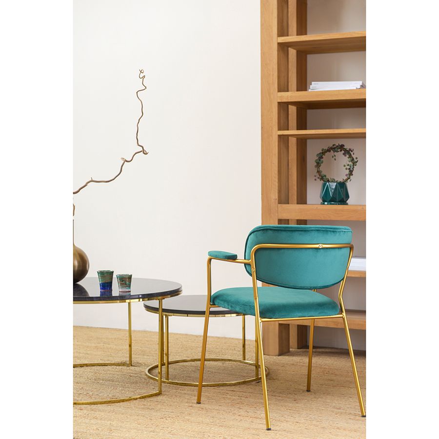 Стул Еирилл, велюр, темно-зеленый | Replace