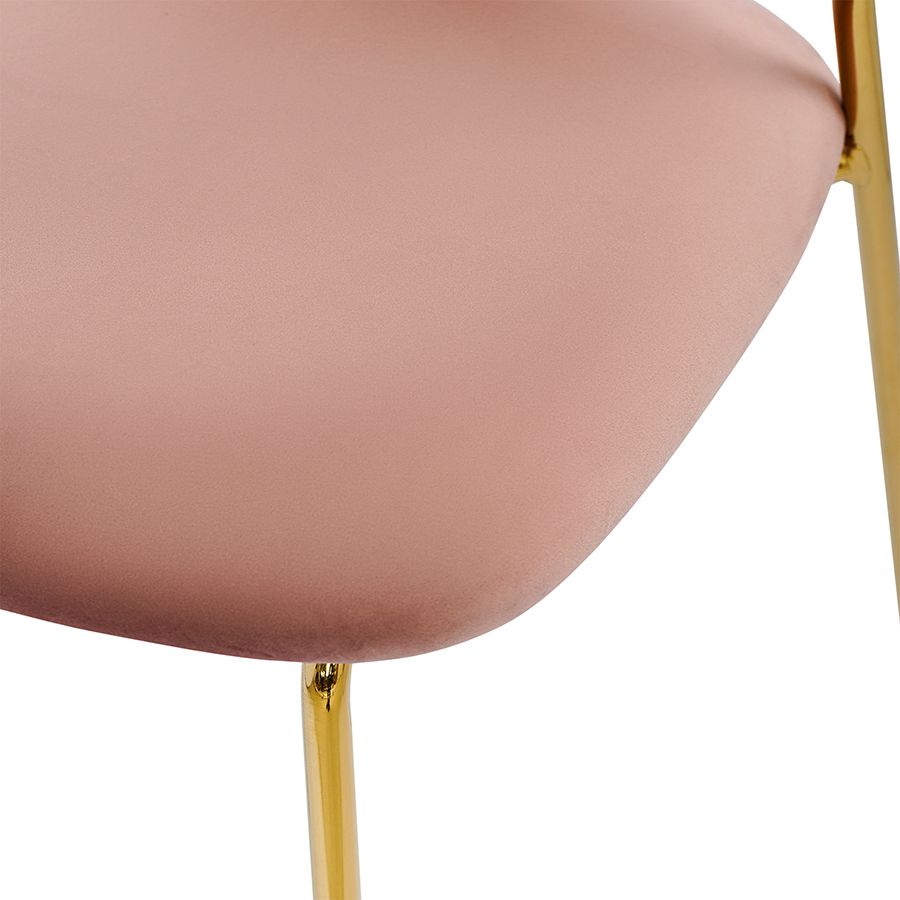 Стул Еирилл, велюр, розовый | Replace