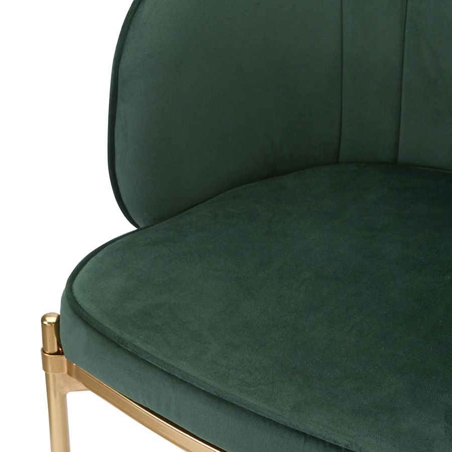 Стул Коралл, велюр, зеленый | Replace