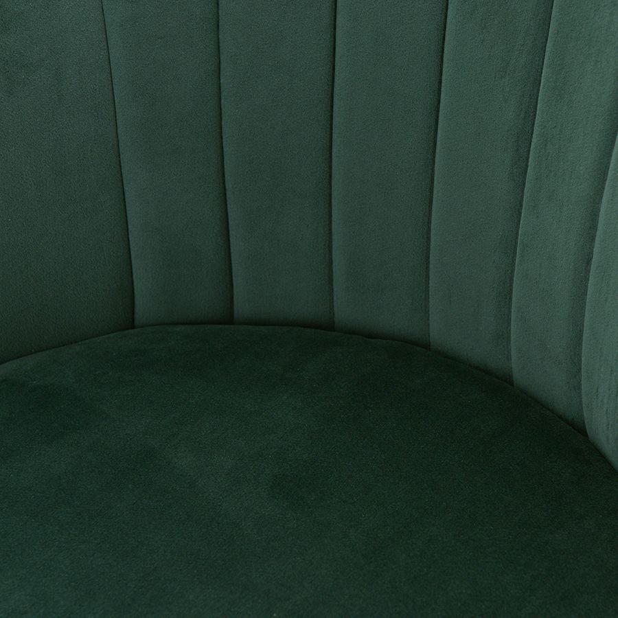 Стул барный Коралл, велюр, темно-зеленый | Replace