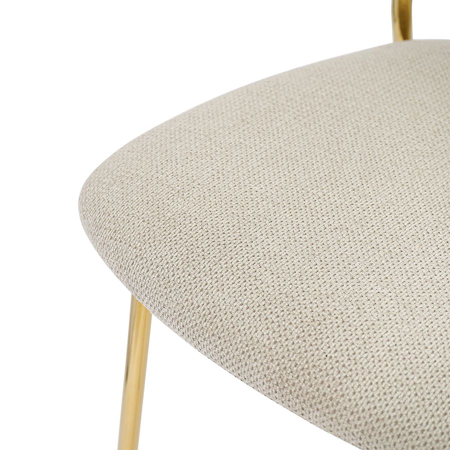 Стул полубарный Еирилл, шенилл, серый | Replace