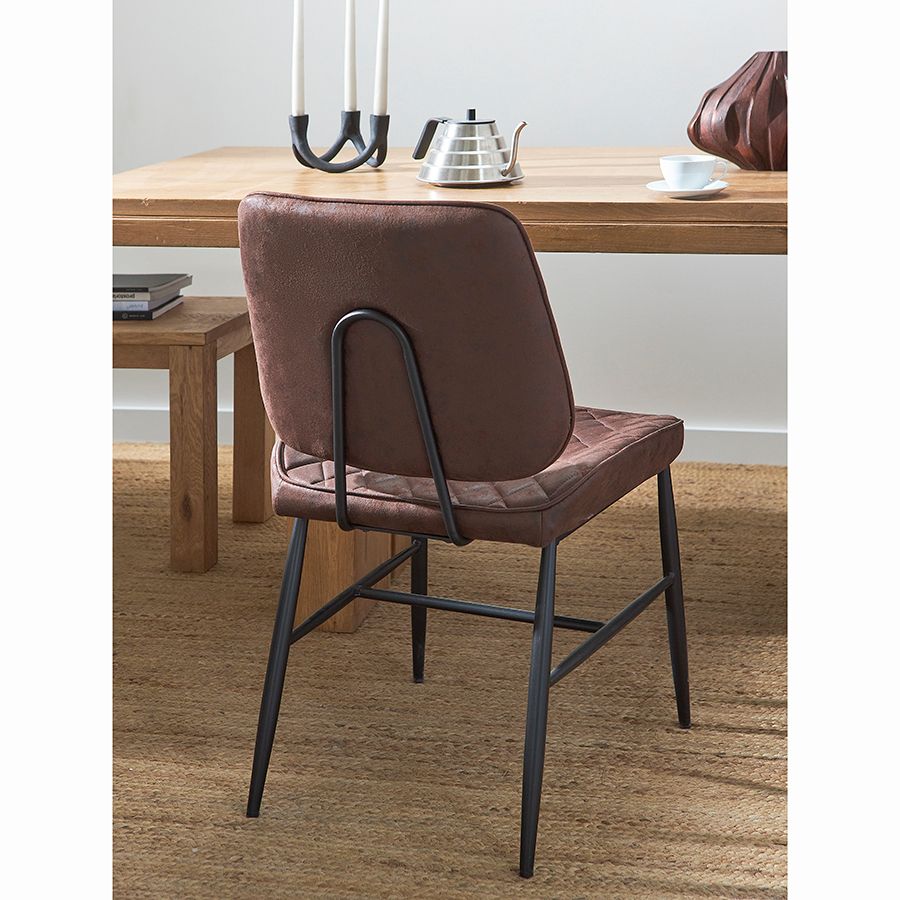 Стул Марил, экокожа, темно-коричневый | Replace