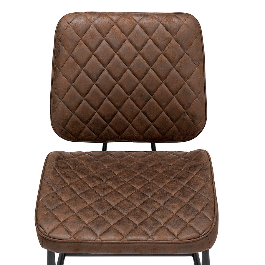 Стул Марил, экокожа, темно-коричневый | Replace