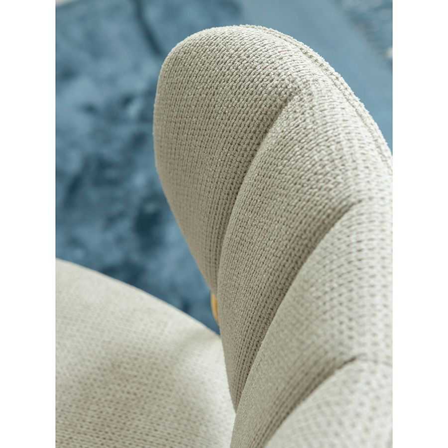 Стул барный Еирилл, шенилл, серый | Replace