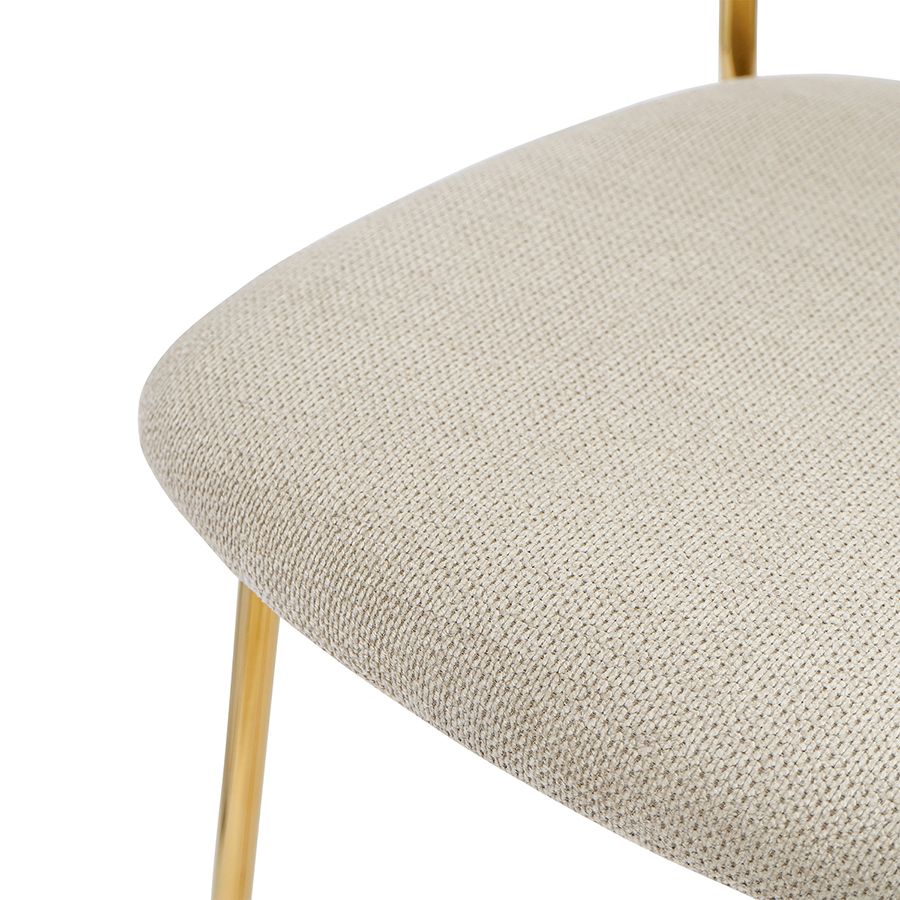 Стул барный Еирилл, шенилл, серый | Replace