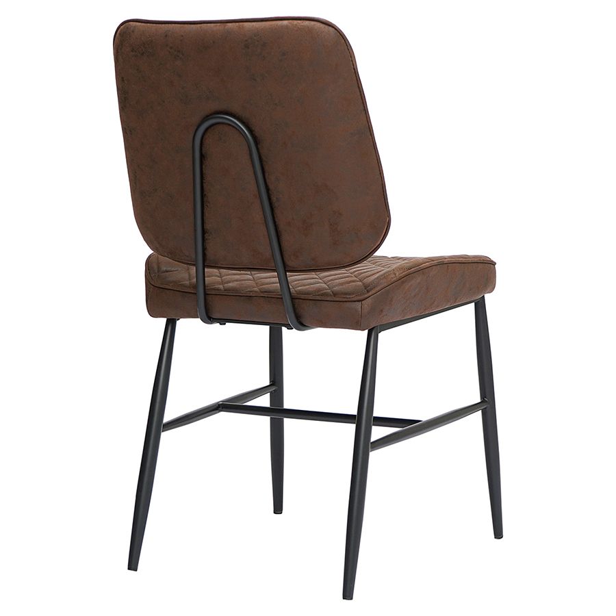 Стул Марил, экокожа, темно-коричневый | Replace