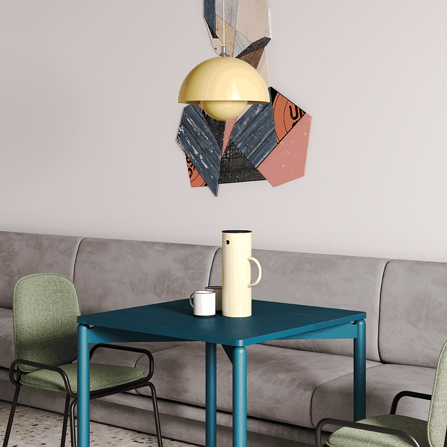 Стул Рор, 2 frame, рогожка, черный /зеленый | Replace