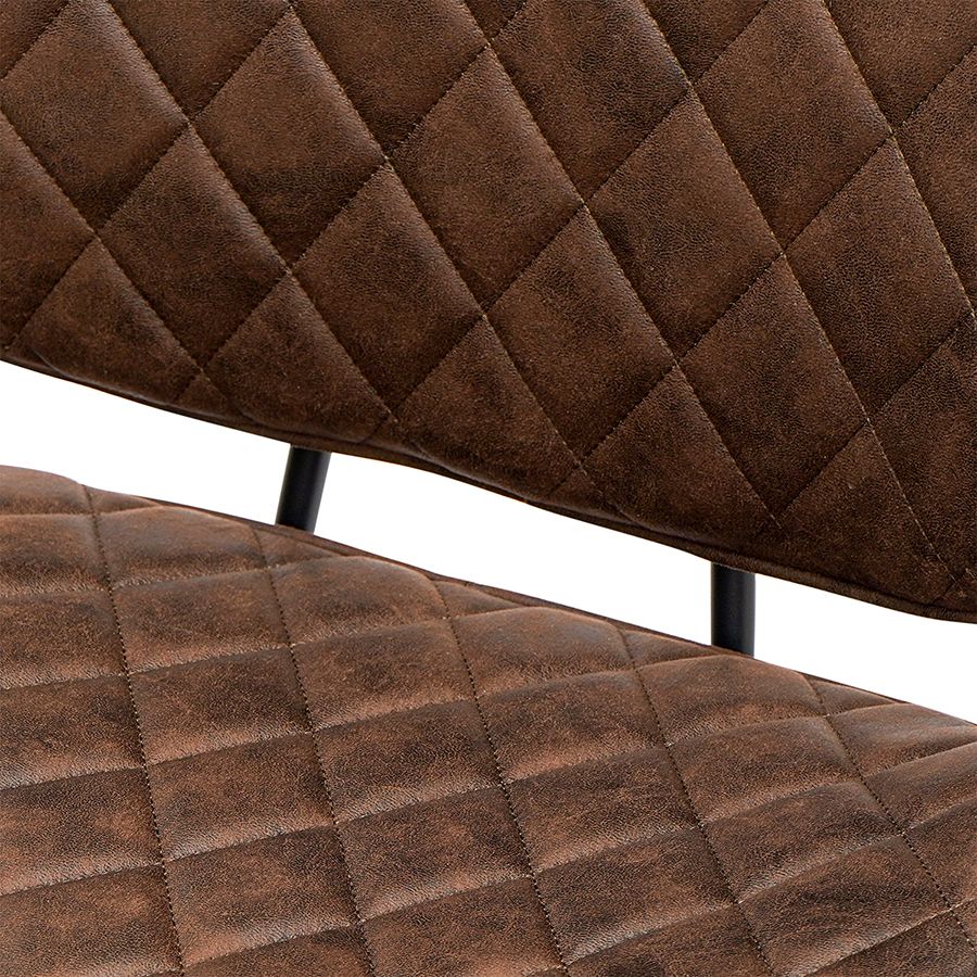 Стул Марил, экокожа, темно-коричневый | Replace