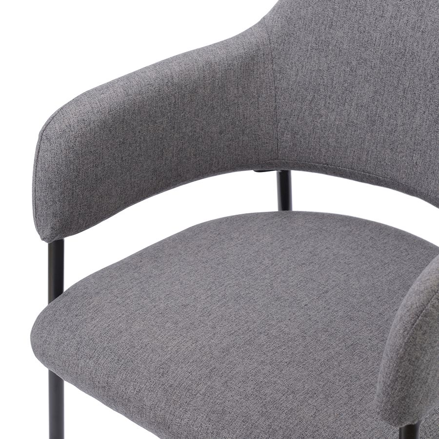 Стул Венди, рогожка, темно-серый | Replace