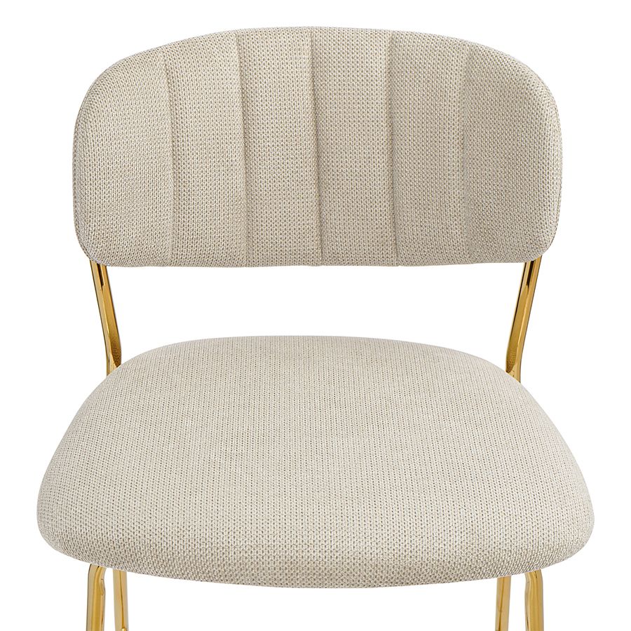 Стул барный Еирилл, шенилл, серый | Replace