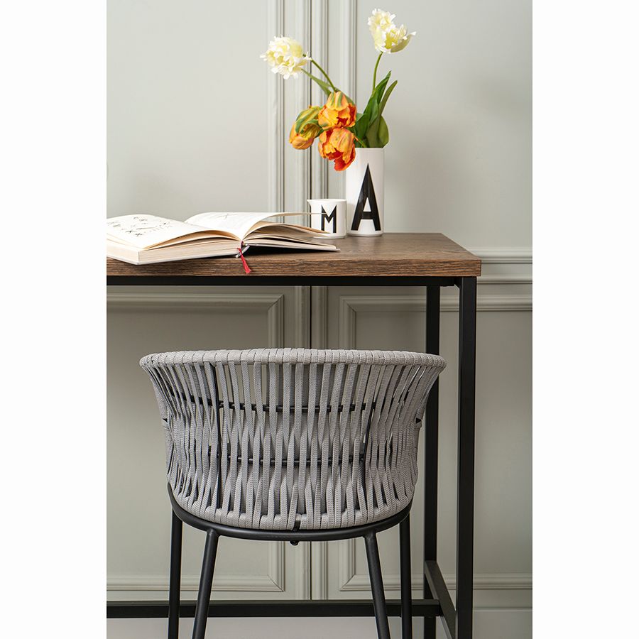 Стул полубарный Хауген, темно-серый/светло-серый | Replace