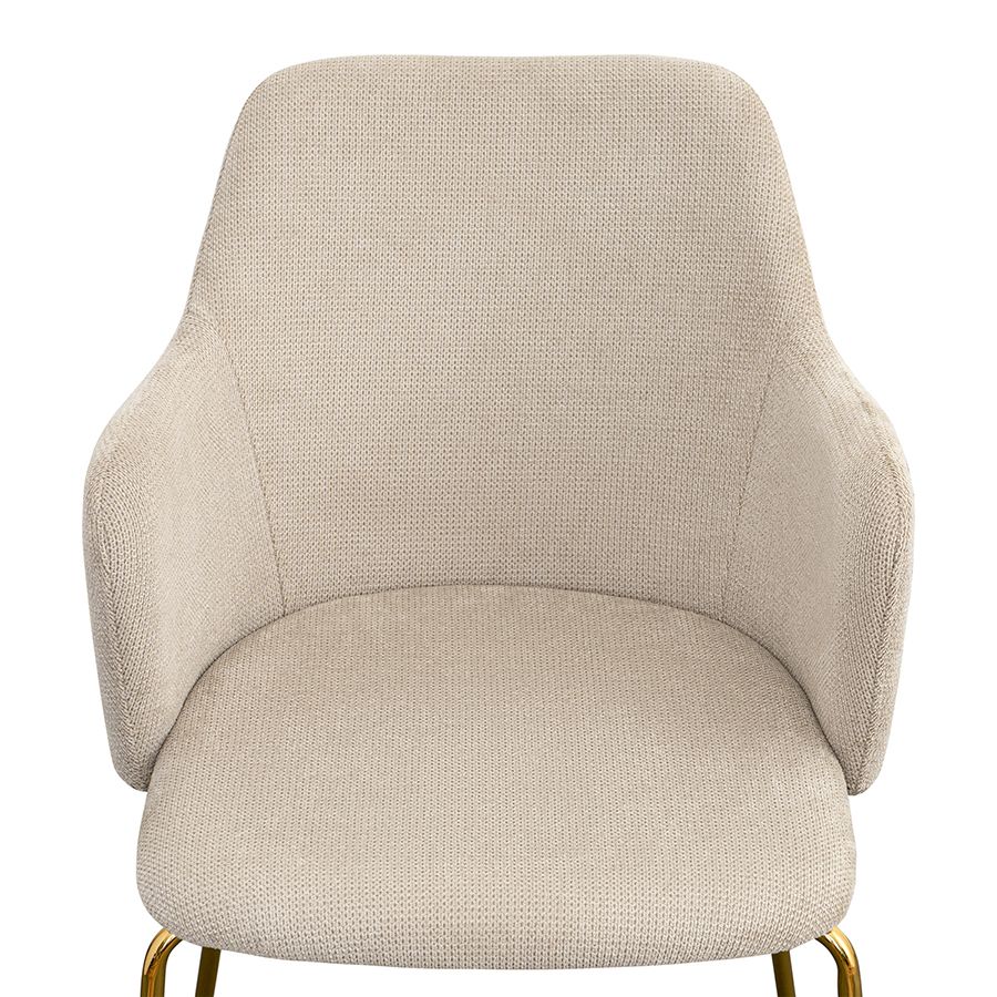 Стул Двигхт, фактурный шенилл, светло-бежевый | Replace