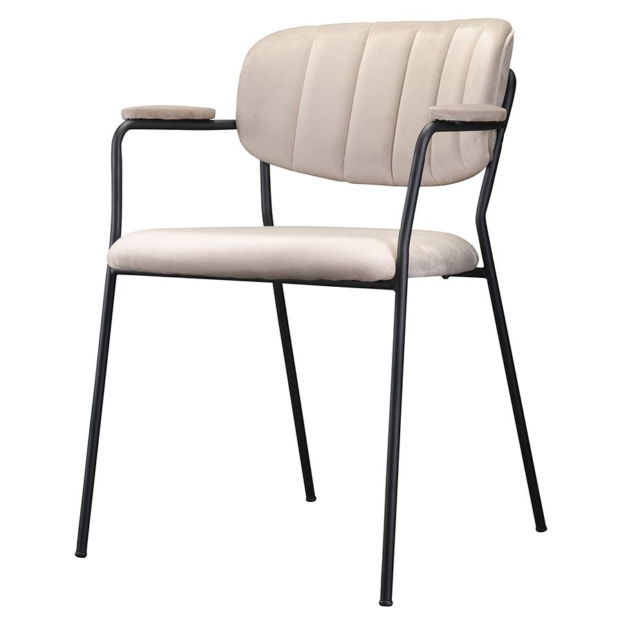 Стул Еирилл, велюр, серо-бежевый | Replace