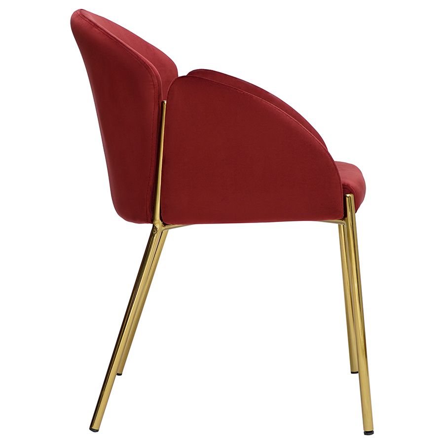 Стул Распи, велюр, бордовый | Replace