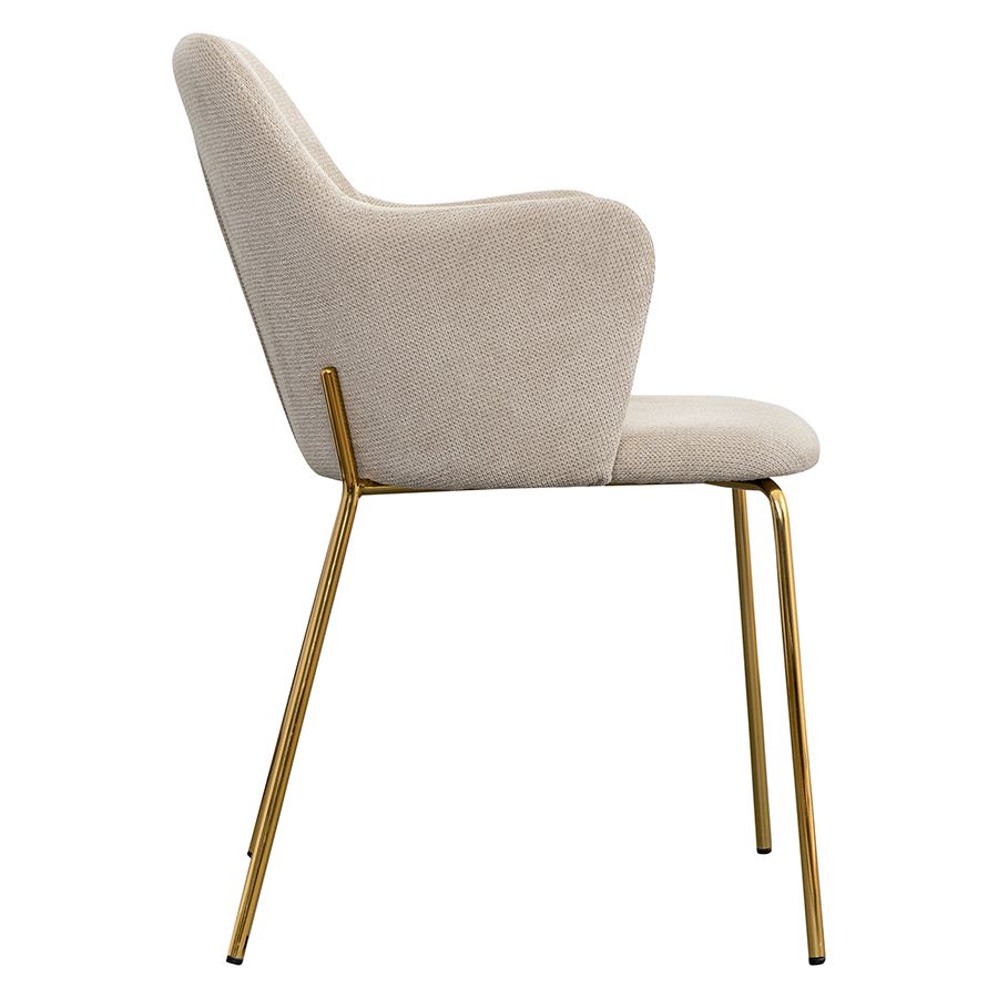 Стул Двигхт, фактурный шенилл, светло-бежевый | Replace