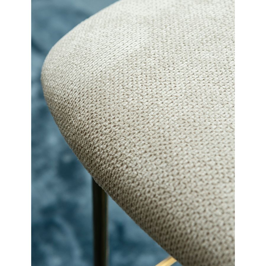 Стул барный Еирилл, шенилл, серый | Replace