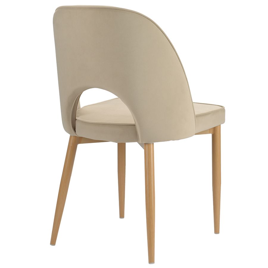 Стул Эвелин, велюр, бежевый | Replace