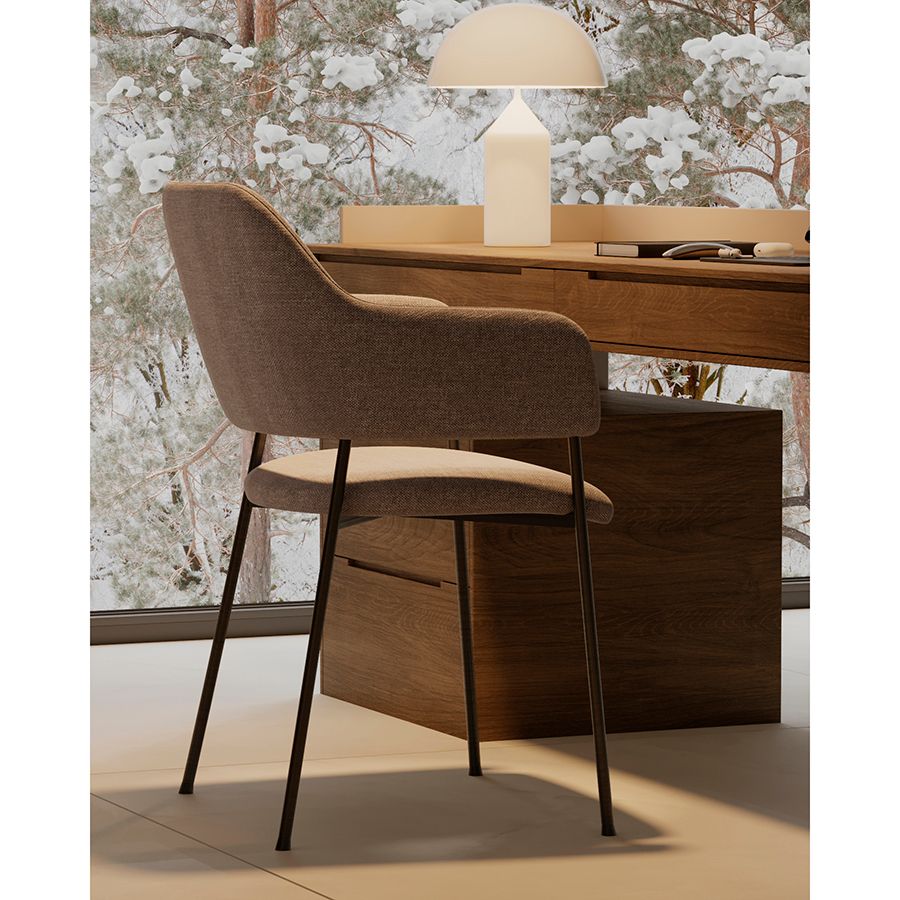 Стул Венди, рогожка, темно-серый | Replace