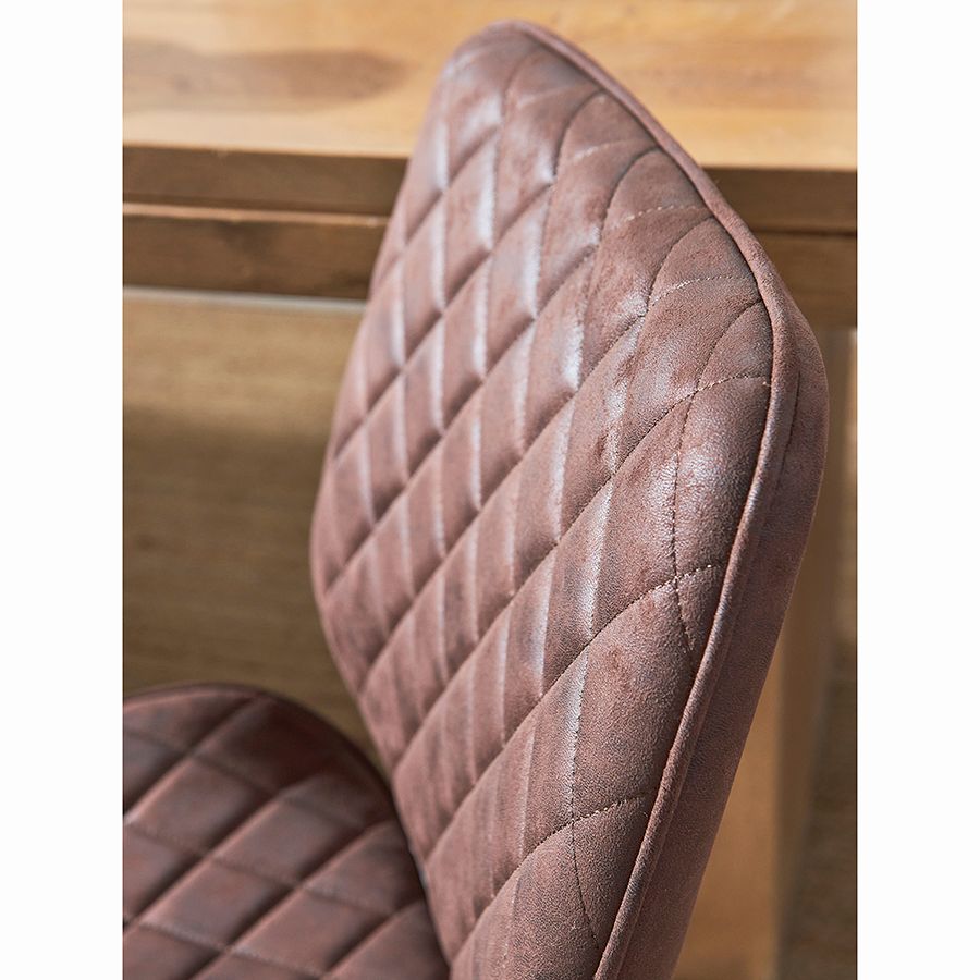 Стул Марил, экокожа, темно-коричневый | Replace