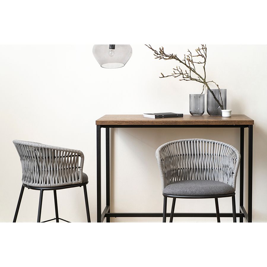 Стул полубарный Хауген, темно-серый/светло-серый | Replace