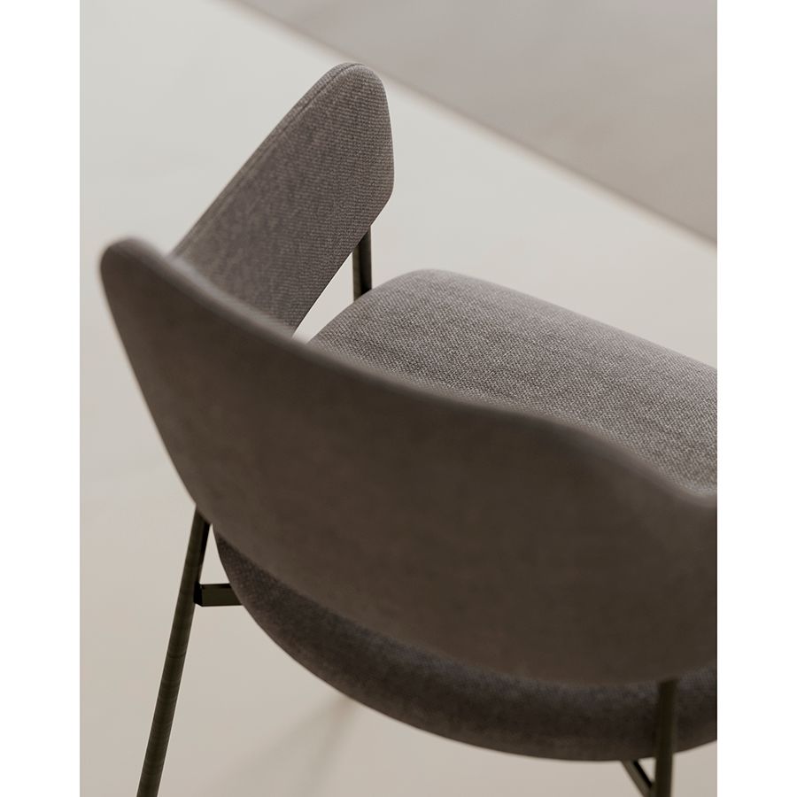 Стул Венди, рогожка, темно-серый | Replace