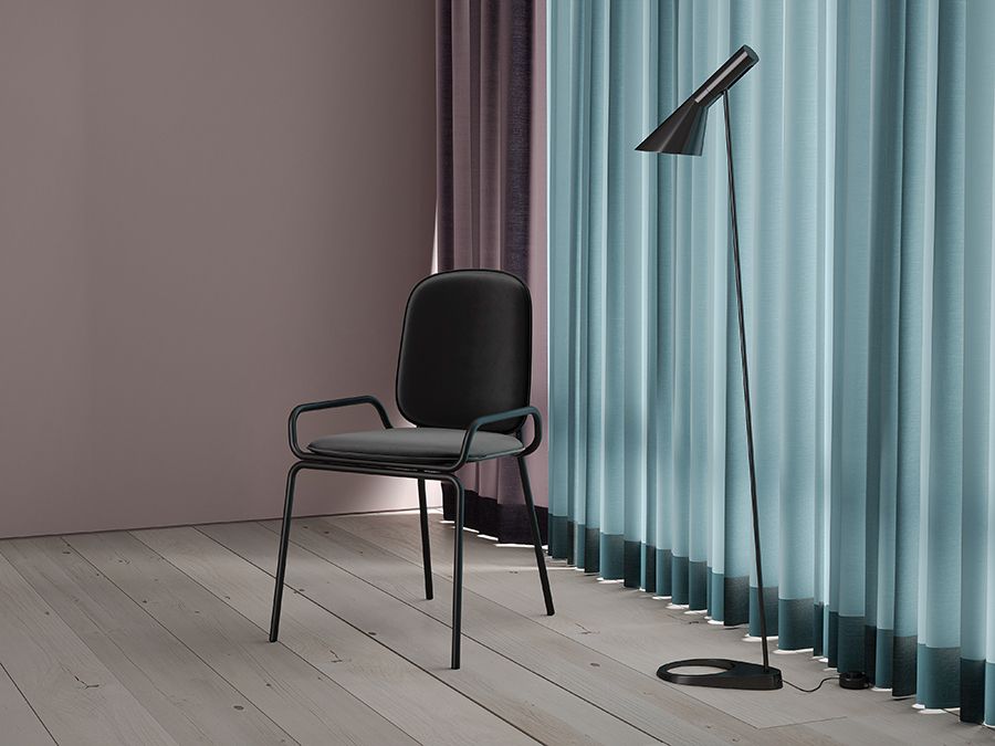 Стул Рор, double frame, велюр, черный /черный | Replace