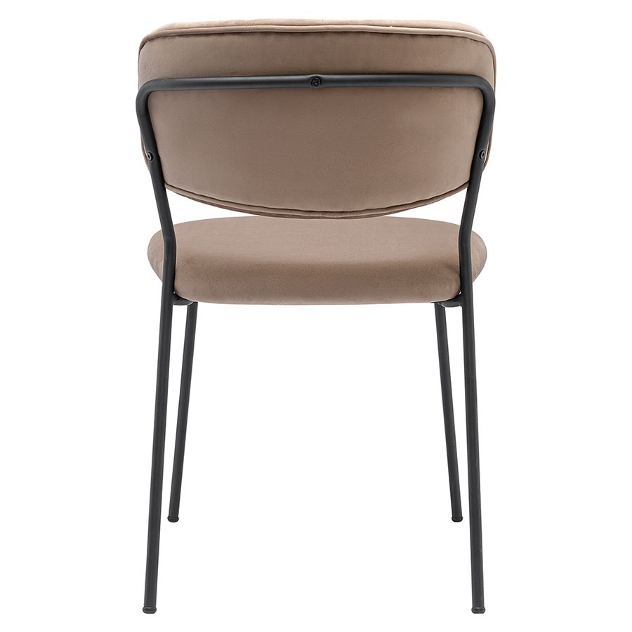 Стул Еирилл, велюр, светло-коричневый | Replace