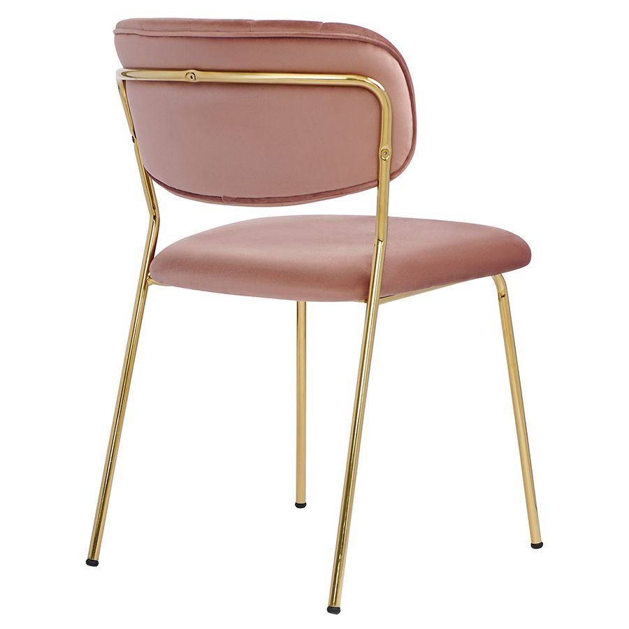 Стул Еирилл, велюр, розовый | Replace