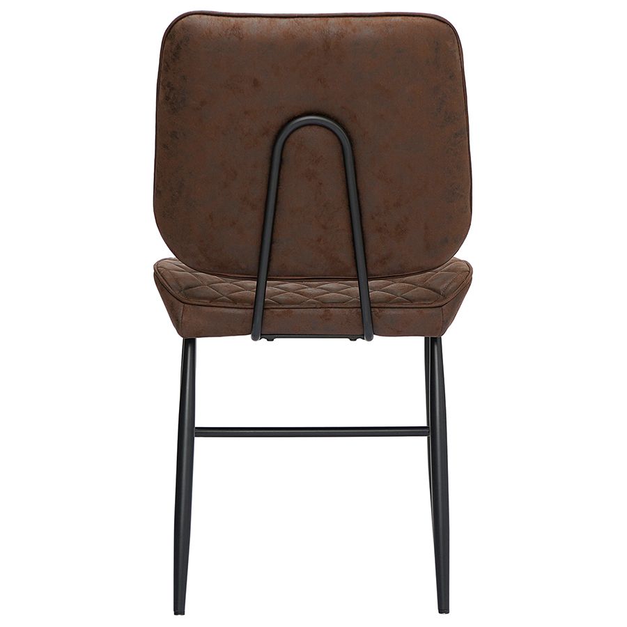 Стул Марил, экокожа, темно-коричневый | Replace