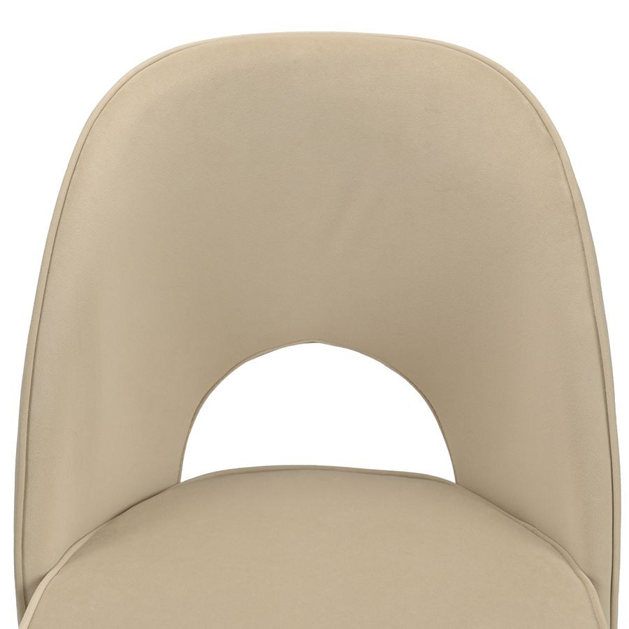 Стул Эвелин, велюр, бежевый | Replace