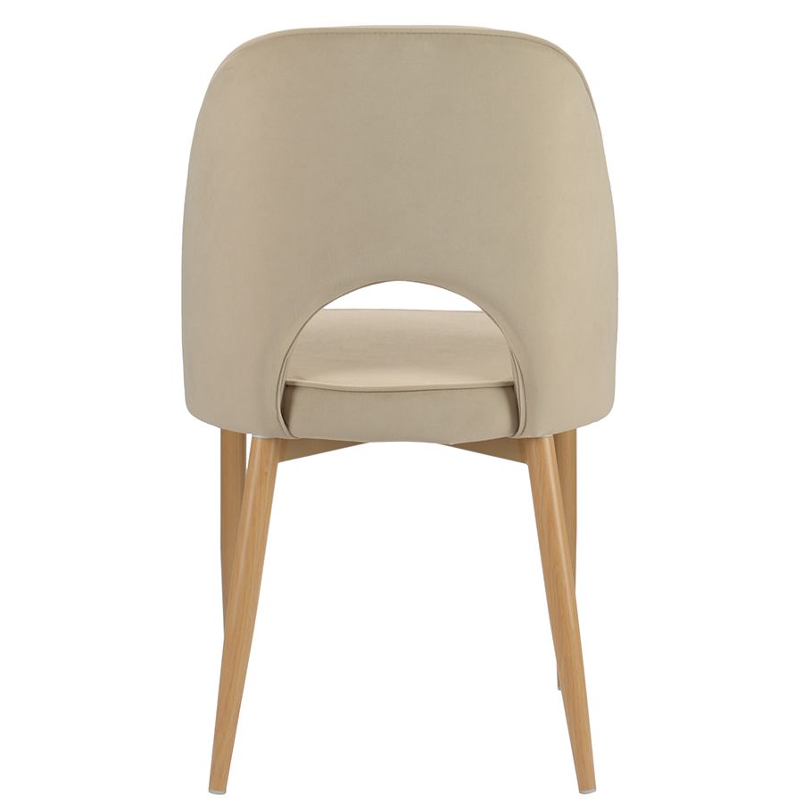 Стул Эвелин, велюр, бежевый | Replace