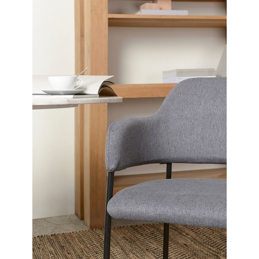 Стул Венди, рогожка, темно-серый | Replace